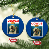 Funny Yellow Lab Jowls Ceramic Ornament Labrador Retriever Lover Gift - Wonder Print Shop