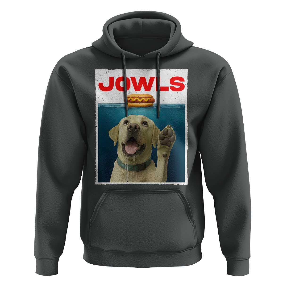 Funny Yellow Lab Jowls Hoodie Labrador Retriever Lover Gift - Wonder Print Shop