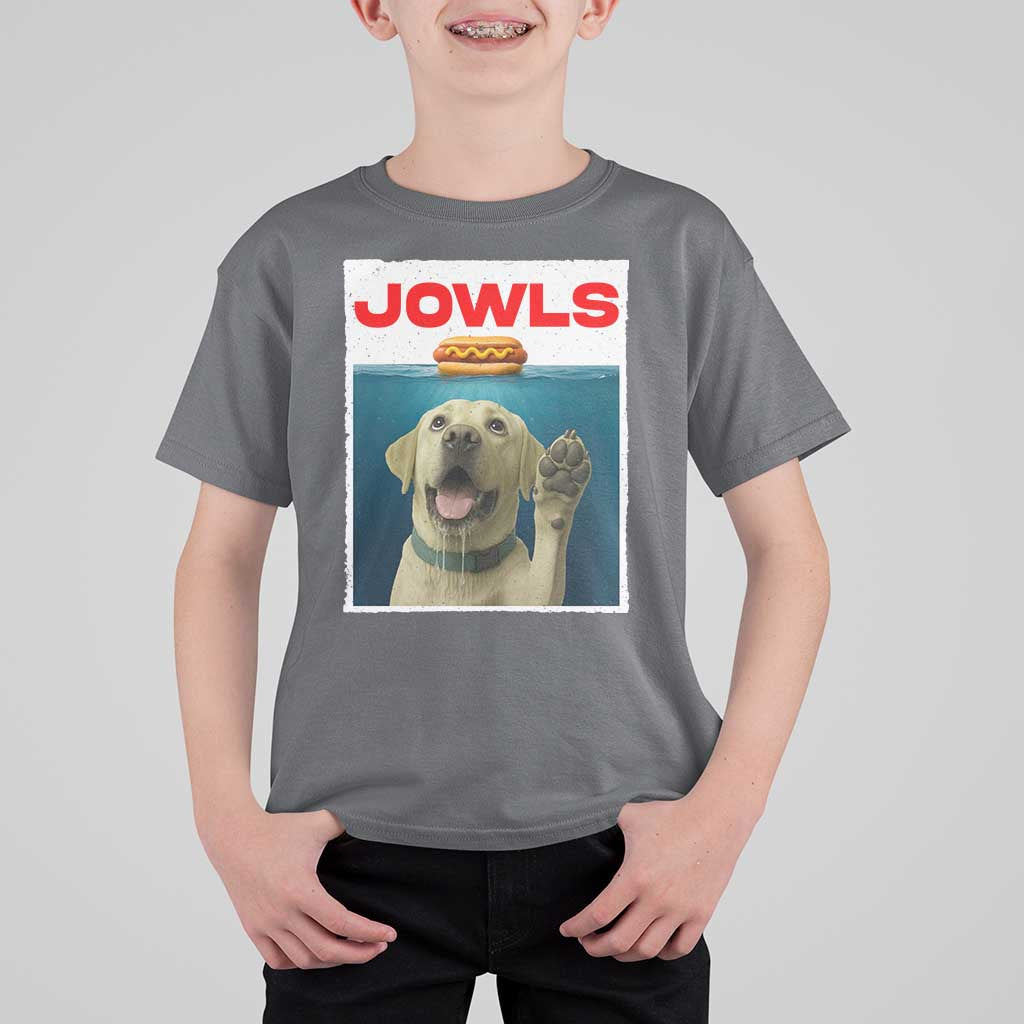 Funny Yellow Lab Jowls T Shirt For Kid Labrador Retriever Lover Gift - Wonder Print Shop