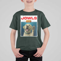 Funny Yellow Lab Jowls T Shirt For Kid Labrador Retriever Lover Gift - Wonder Print Shop