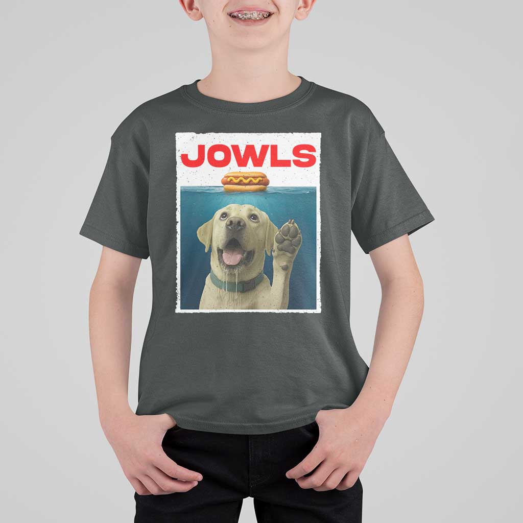 Funny Yellow Lab Jowls T Shirt For Kid Labrador Retriever Lover Gift - Wonder Print Shop
