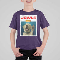 Funny Yellow Lab Jowls T Shirt For Kid Labrador Retriever Lover Gift - Wonder Print Shop