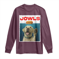 Funny Yellow Lab Jowls Long Sleeve Shirt Labrador Retriever Lover Gift - Wonder Print Shop