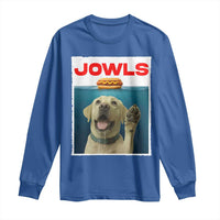 Funny Yellow Lab Jowls Long Sleeve Shirt Labrador Retriever Lover Gift - Wonder Print Shop