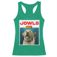 Funny Yellow Lab Jowls Racerback Tank Top Labrador Retriever Lover Gift - Wonder Print Shop