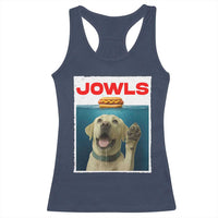 Funny Yellow Lab Jowls Racerback Tank Top Labrador Retriever Lover Gift - Wonder Print Shop