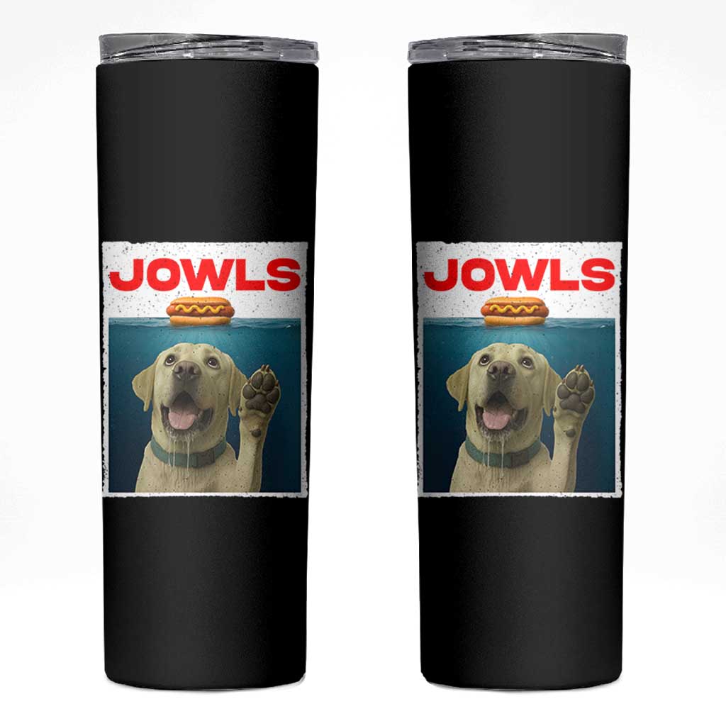 Funny Yellow Lab Jowls Skinny Tumbler Labrador Retriever Lover Gift - Wonder Print Shop