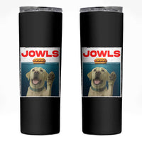 Funny Yellow Lab Jowls Skinny Tumbler Labrador Retriever Lover Gift - Wonder Print Shop