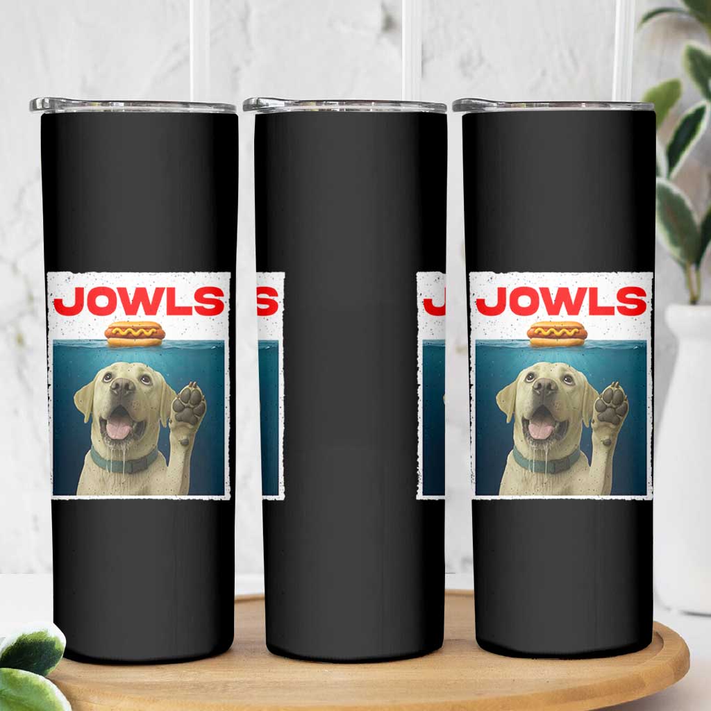 Funny Yellow Lab Jowls Skinny Tumbler Labrador Retriever Lover Gift - Wonder Print Shop
