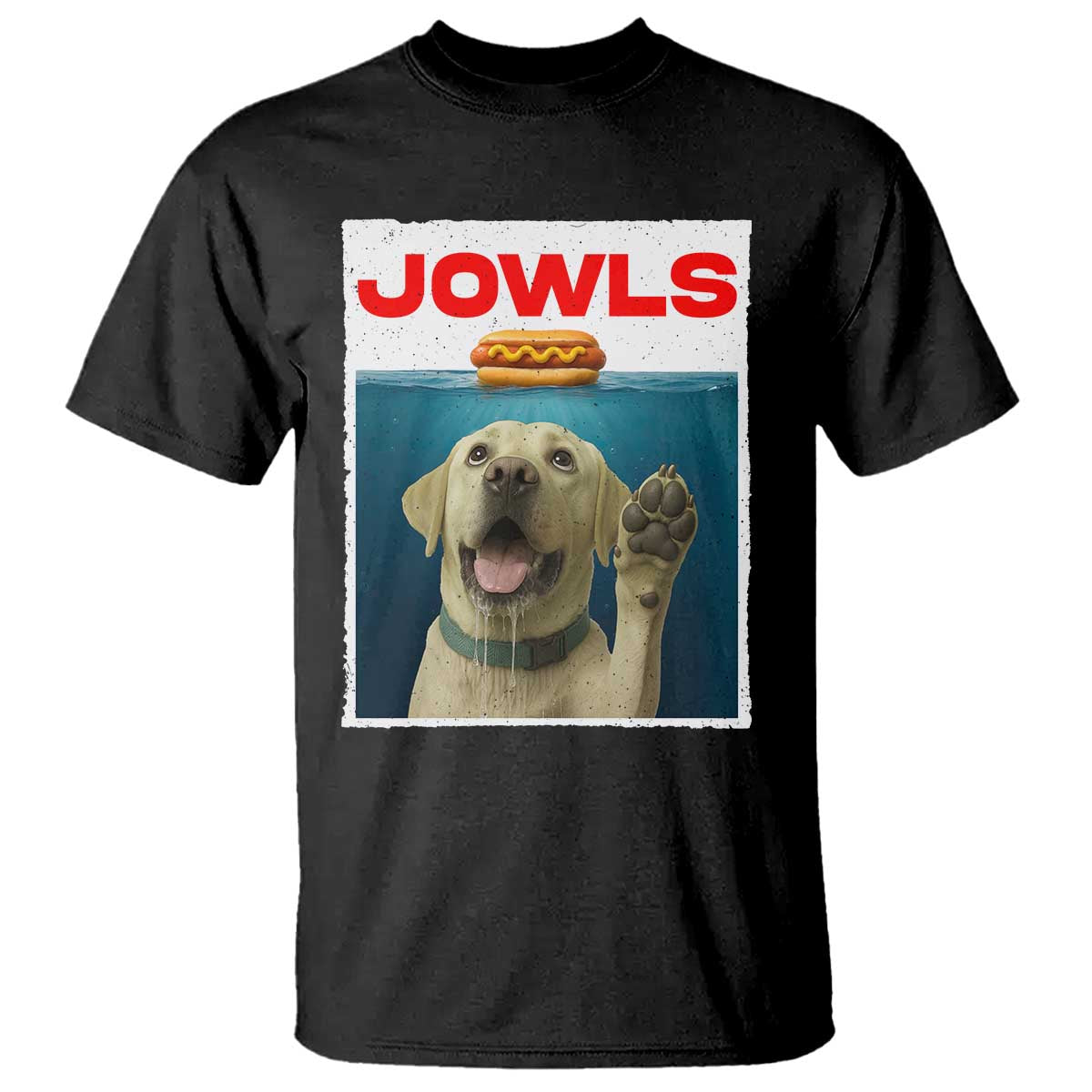 Funny Yellow Lab Jowls T Shirt Labrador Retriever Lover Gift - Wonder Print Shop