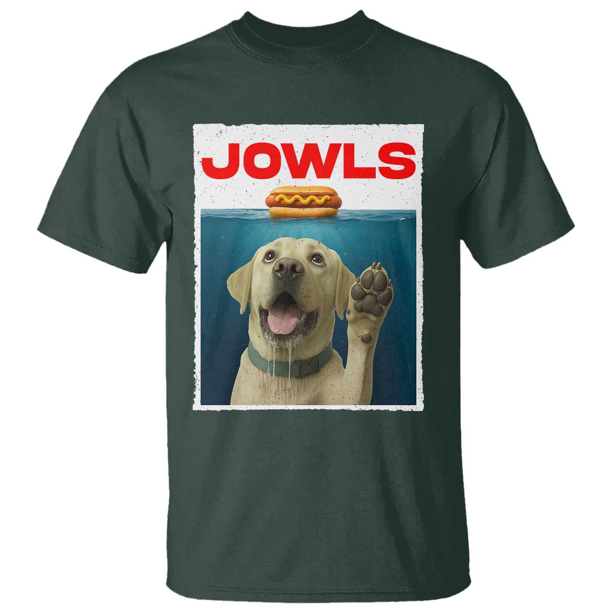 Funny Yellow Lab Jowls T Shirt Labrador Retriever Lover Gift - Wonder Print Shop