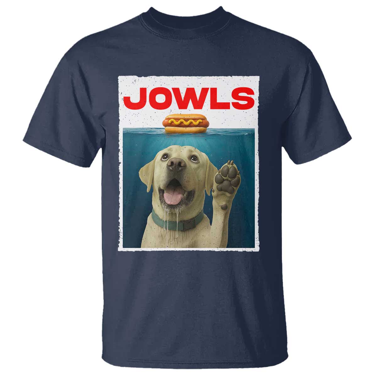 Funny Yellow Lab Jowls T Shirt Labrador Retriever Lover Gift - Wonder Print Shop