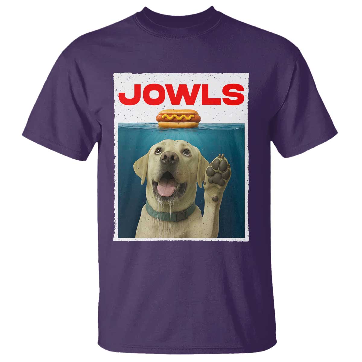 Funny Yellow Lab Jowls T Shirt Labrador Retriever Lover Gift - Wonder Print Shop