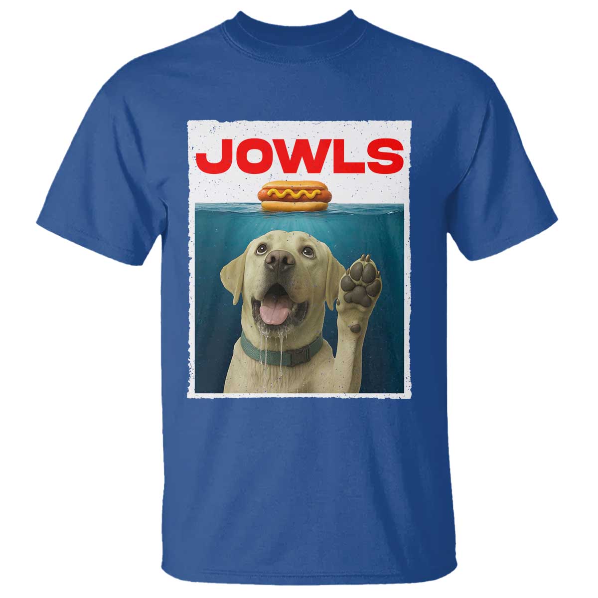 Funny Yellow Lab Jowls T Shirt Labrador Retriever Lover Gift - Wonder Print Shop
