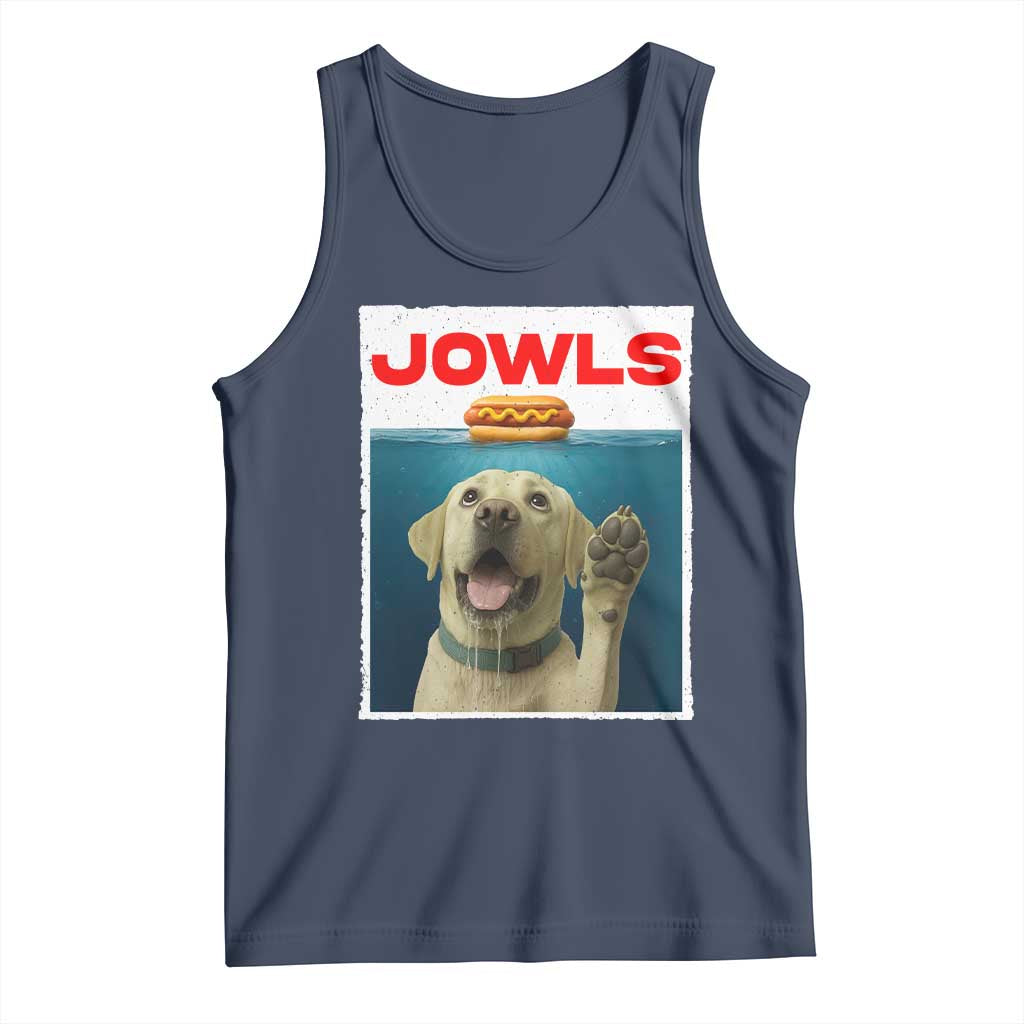 Funny Yellow Lab Jowls Tank Top Labrador Retriever Lover Gift - Wonder Print Shop