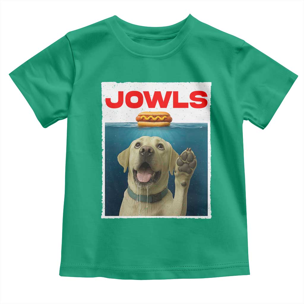 Funny Yellow Lab Jowls Toddler T Shirt Labrador Retriever Lover Gift - Wonder Print Shop