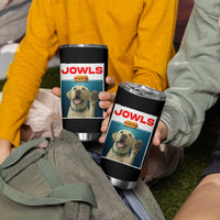 Funny Yellow Lab Jowls Tumbler Cup Labrador Retriever Lover Gift - Wonder Print Shop