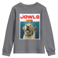 Funny Yellow Lab Jowls Youth Sweatshirt Labrador Retriever Lover Gift - Wonder Print Shop