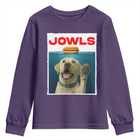 Funny Yellow Lab Jowls Youth Sweatshirt Labrador Retriever Lover Gift - Wonder Print Shop