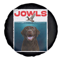 Chocolate Labrador Retriever Spare Tire Cover Funny Jowls Horror Dog Poster - Wonder Print Shop
