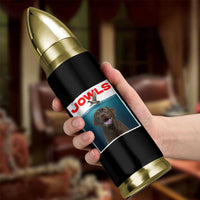 Chocolate Labrador Retriever Bullet Tumbler Funny Jowls Horror Dog Poster - Wonder Print Shop