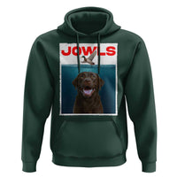 Chocolate Labrador Retriever Hoodie Funny Jowls Horror Dog Poster - Wonder Print Shop
