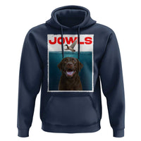 Chocolate Labrador Retriever Hoodie Funny Jowls Horror Dog Poster - Wonder Print Shop