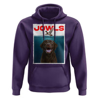 Chocolate Labrador Retriever Hoodie Funny Jowls Horror Dog Poster - Wonder Print Shop