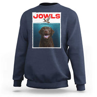 Chocolate Labrador Retriever Sweatshirt Funny Jowls Horror Dog Poster - Wonder Print Shop
