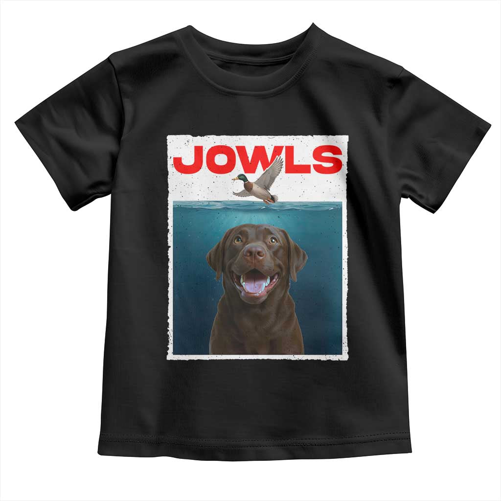 Chocolate Labrador Retriever Toddler T Shirt Funny Jowls Horror Dog Poster - Wonder Print Shop