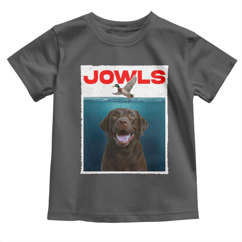 Chocolate Labrador Retriever Toddler T Shirt Funny Jowls Horror Dog Poster - Wonder Print Shop