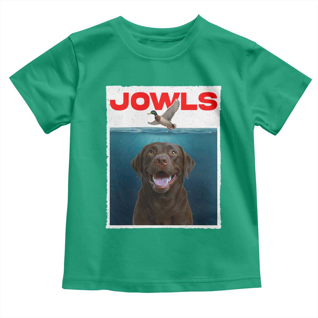 Chocolate Labrador Retriever Toddler T Shirt Funny Jowls Horror Dog Poster - Wonder Print Shop