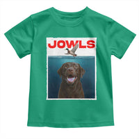 Chocolate Labrador Retriever Toddler T Shirt Funny Jowls Horror Dog Poster - Wonder Print Shop