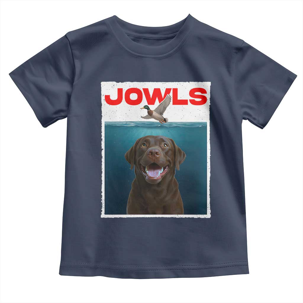 Chocolate Labrador Retriever Toddler T Shirt Funny Jowls Horror Dog Poster - Wonder Print Shop