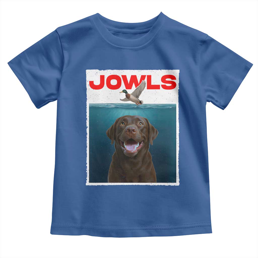 Chocolate Labrador Retriever Toddler T Shirt Funny Jowls Horror Dog Poster - Wonder Print Shop