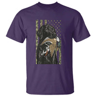 Patriotic Black Lab T Shirt Hunting Dog American Flag Camo Gift - Wonder Print Shop