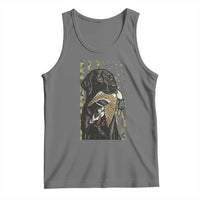 Patriotic Black Lab Tank Top Hunting Dog American Flag Camo Gift - Wonder Print Shop