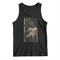 Patriotic Black Lab Tank Top Hunting Dog American Flag Camo Gift - Wonder Print Shop
