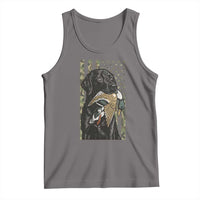 Patriotic Black Lab Tank Top Hunting Dog American Flag Camo Gift - Wonder Print Shop
