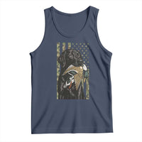 Patriotic Black Lab Tank Top Hunting Dog American Flag Camo Gift - Wonder Print Shop