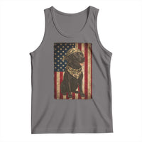 Black Labrador Tank Top Hunting American Flag Dog Lover Gift - Wonder Print Shop