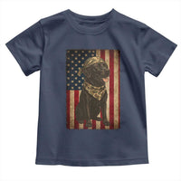 Black Labrador Toddler T Shirt Hunting American Flag Dog Lover Gift - Wonder Print Shop