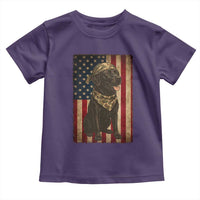 Black Labrador Toddler T Shirt Hunting American Flag Dog Lover Gift - Wonder Print Shop