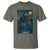 Starry Night Art Parody T Shirt Girl And Labrador Retriever Dog Mom Gift - Wonder Print Shop