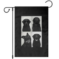 Funny Black Lab Garden Flag Photobooth Selfie Dog Mom Gift - Wonder Print Shop