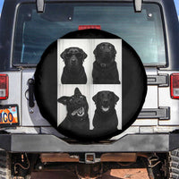 Funny Black Lab Spare Tire Cover Photobooth Selfie Dog Mom Gift - Wonder Print Shop