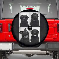Funny Black Lab Spare Tire Cover Photobooth Selfie Dog Mom Gift - Wonder Print Shop