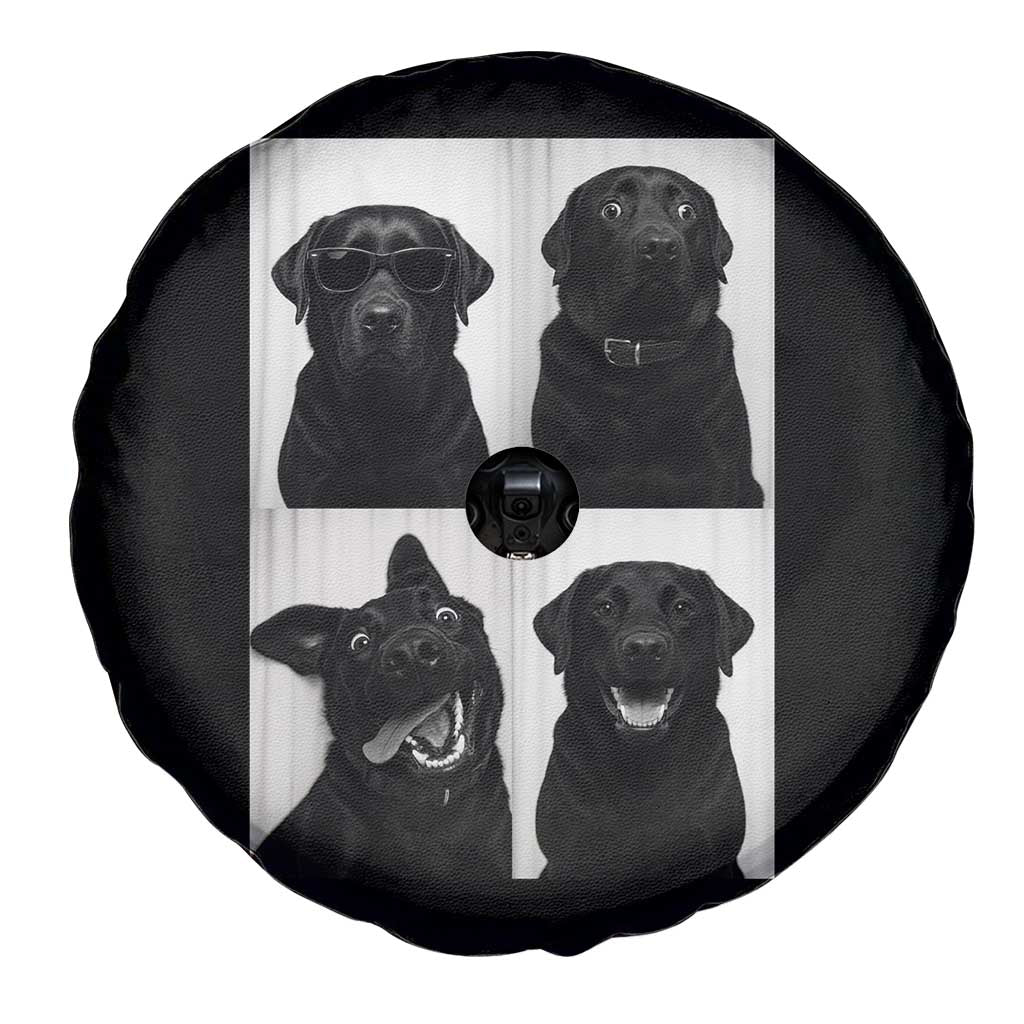Funny Black Lab Spare Tire Cover Photobooth Selfie Dog Mom Gift - Wonder Print Shop