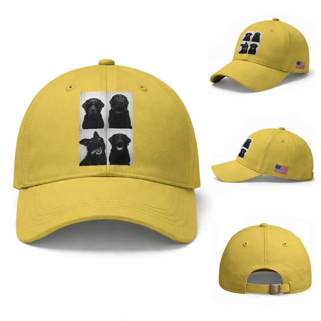 Funny Black Lab Baseball Cap Photobooth Selfie Dog Mom Gift