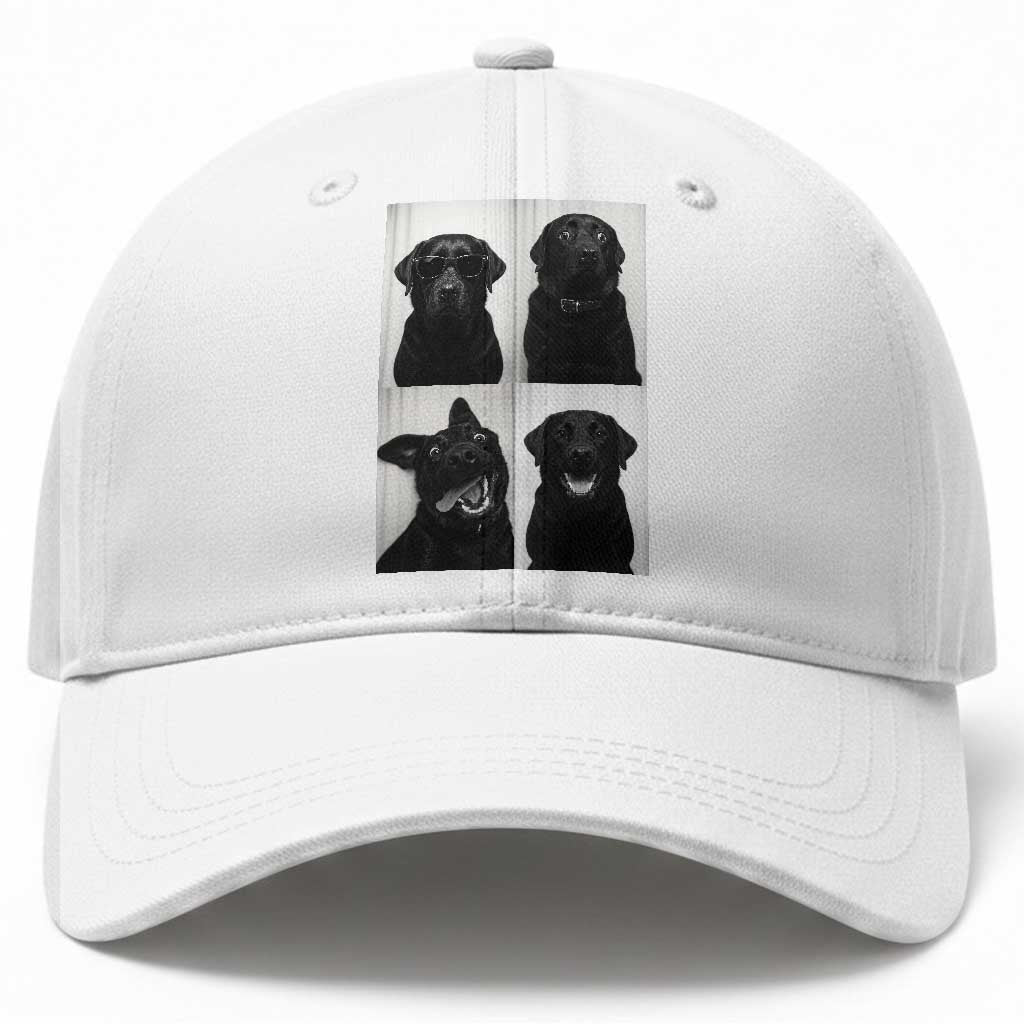Funny Black Lab Baseball Cap Photobooth Selfie Dog Mom Gift